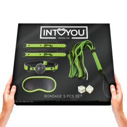 Set de Bondage con 5 Piezas que Brillan en la Oscuridad de Intoyou Shining Line | VibraZon
