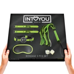 Set de Bondage con 5 Piezas que Brillan en la Oscuridad de Intoyou Shining Line