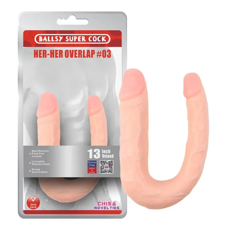 Dildo Doble Her-Her Overlap N3 Natural de Chisa