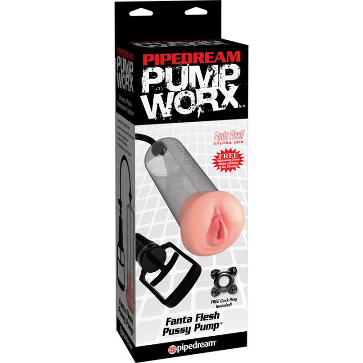 Pump Worx Succionadory Vagina Fanta Flesh de Pumpworx | VibraZon