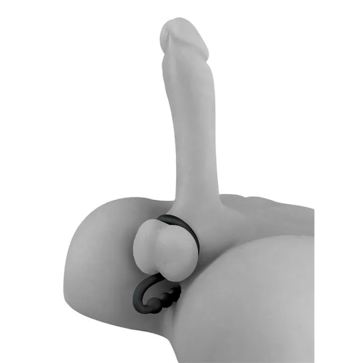 Fetish Fantasy Elite Perlas Anales con Anillo Testicular Negro