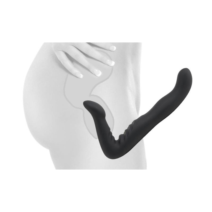 Dildo Manos Libres 20 cm Negro de Fetish Fantasy Elite | VibraZon