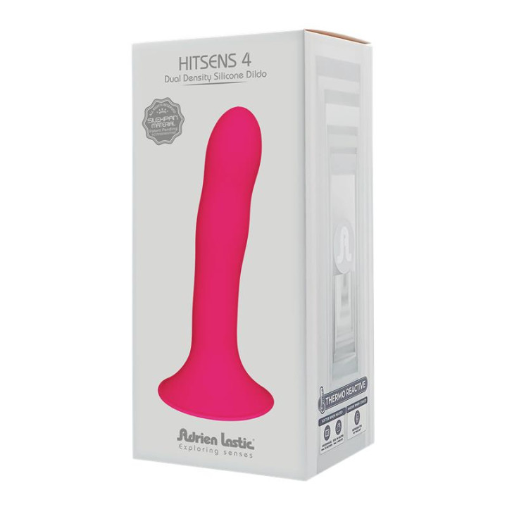 Dildo Hitsens 4 Doble Densidad Rosa de Adrien Lastic | VibraZon