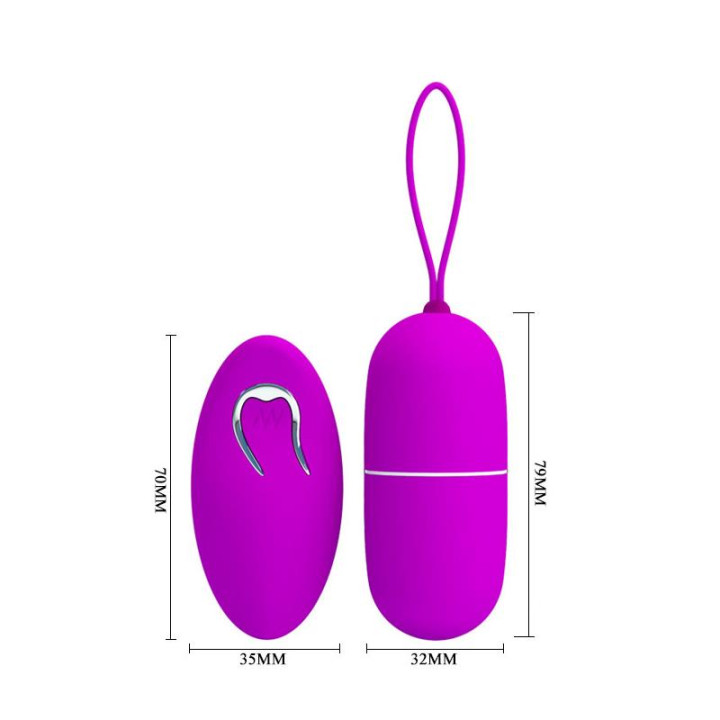 Huevo Vibrador Arvin Color Púrpura de Prettylove | VibraZon