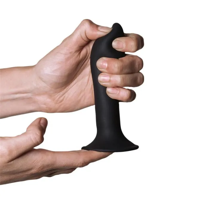 Dildo Hitsens 5 Doble Densidad Negro de Adrien Lastic