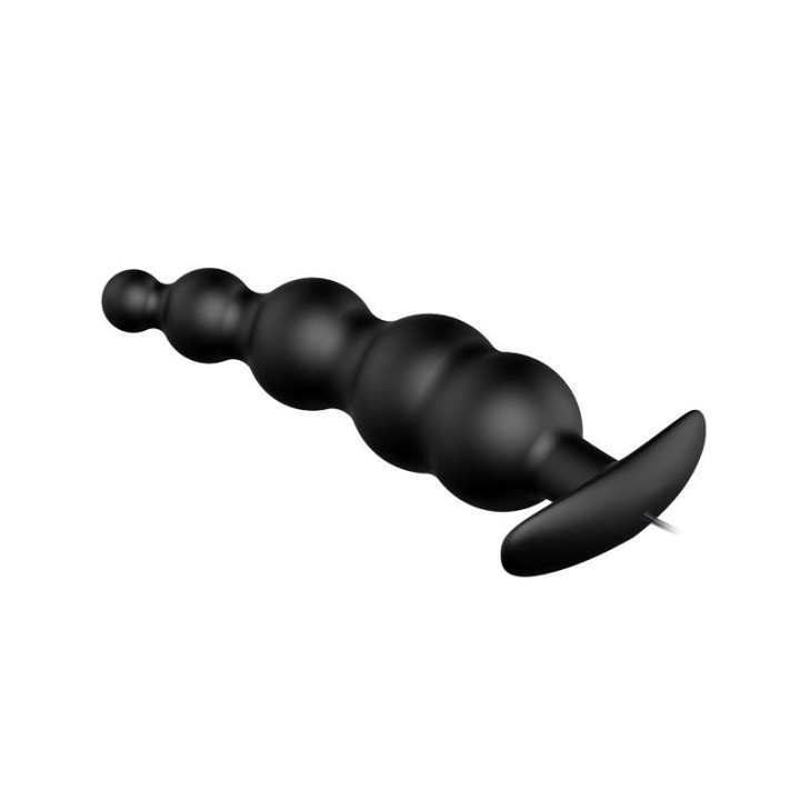 Vibrador Anal Burbujas Negro con Control Remo cl70 de Prettylove | VibraZon
