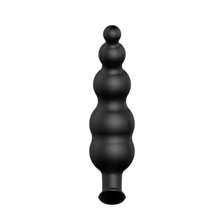 Plug Anal Burbujas Silicona Negro de Prettylove | VibraZon
