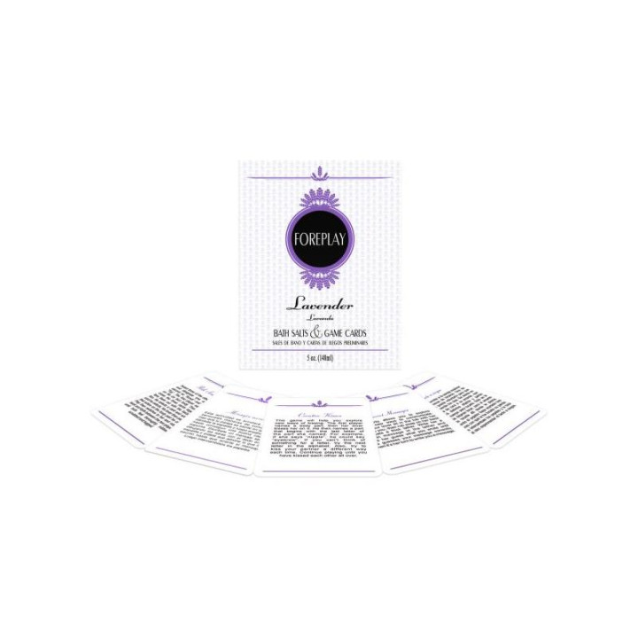 Sales de Baño y Cartas Impermeables Foreplay Bath Set (EN ES) de Kheper Games | VibraZon