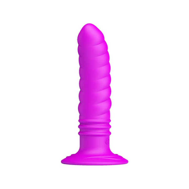 Vibrador Twist Plug Anal Púrpura de Prettylove | VibraZon