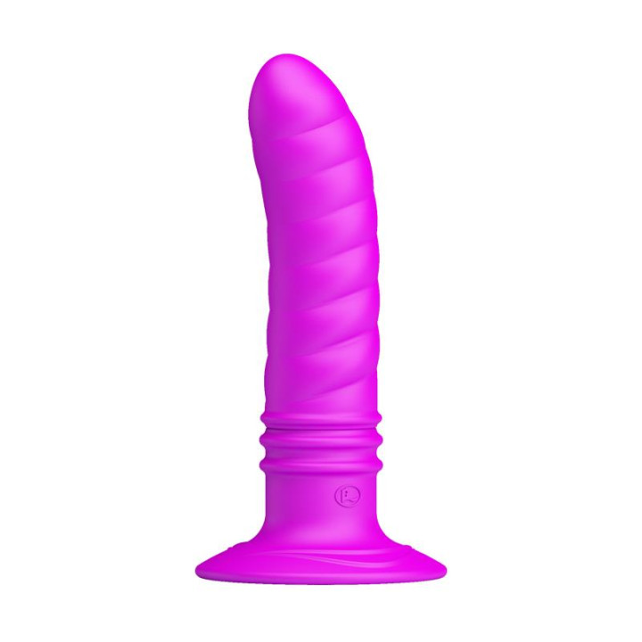 Vibrador Twist Plug Anal Púrpura de Prettylove | VibraZon