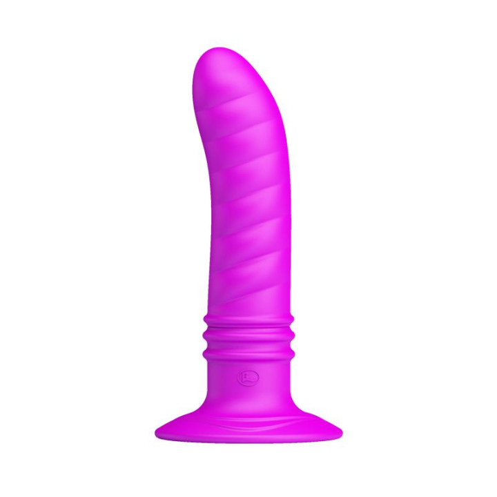 Vibrador Twist Plug Anal Púrpura de Prettylove | VibraZon