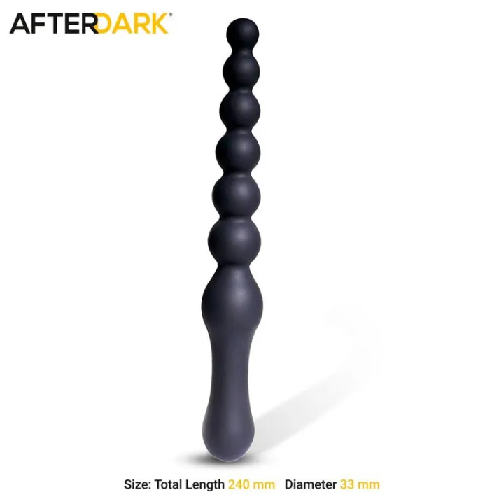 Tinky Estimulador Anal Doble Silicona de Afterdark