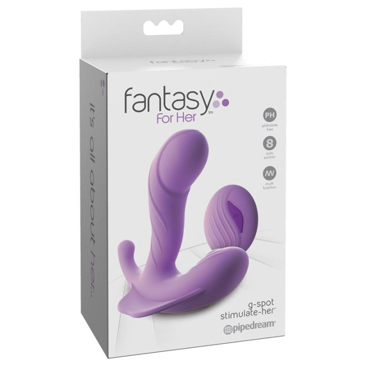 Estimulador G-Spot Stimulate-Her Púrpura de Fantasy For Her | VibraZon