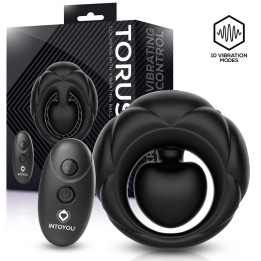 Torus Anillo Vibrador con Bola Clitoriana con Control Remoto USB de Intoyou | VibraZon