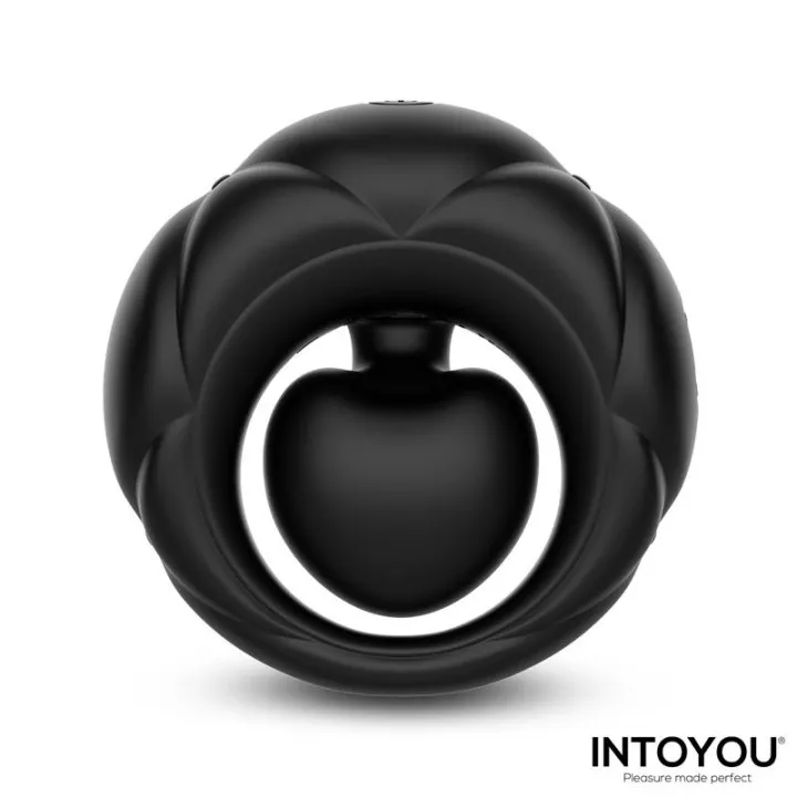 Torus Anillo Vibrador con Bola Clitoriana con Control Remoto USB de Intoyou