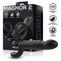 Magnor Dildo con Anillo Doble y Estimulador de Testículos de Intoyou | VibraZon