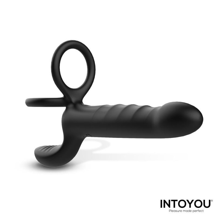 Magnor Dildo con Anillo Doble y Estimulador de Testículos de Intoyou | VibraZon
