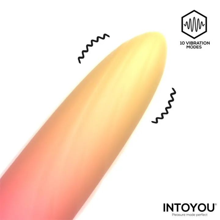 Fiora Bala Vibradora Silicona Doble Capa USB de Intoyou