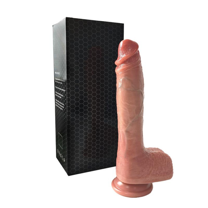 Dildo con Vibración, Thrusting y Calor 24 cm de Urban Sky | VibraZon