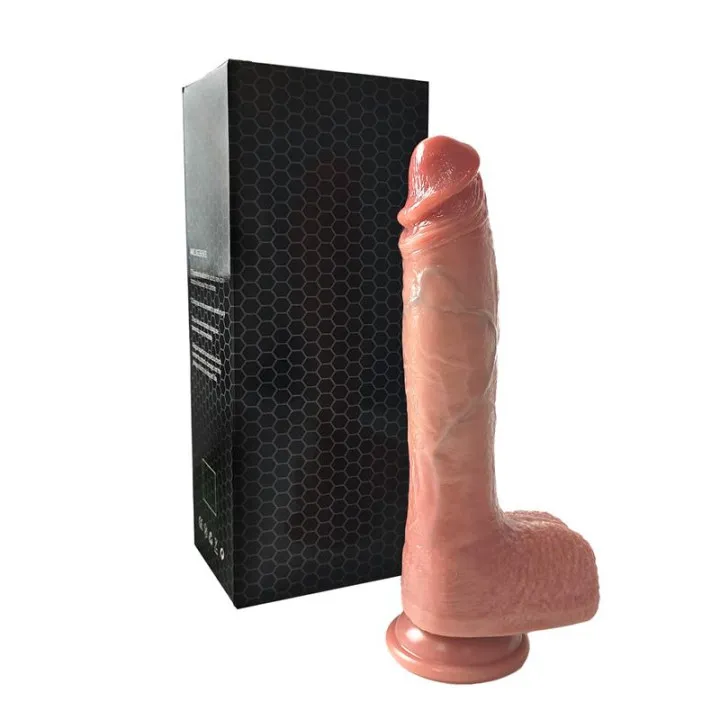 Dildo con Vibración, Thrusting y Calor 24 cm de Urban Sky