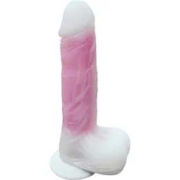 Dildo Doble Capa con Vibración, Thrusting y Calor 21.5 cm de Urban Sky