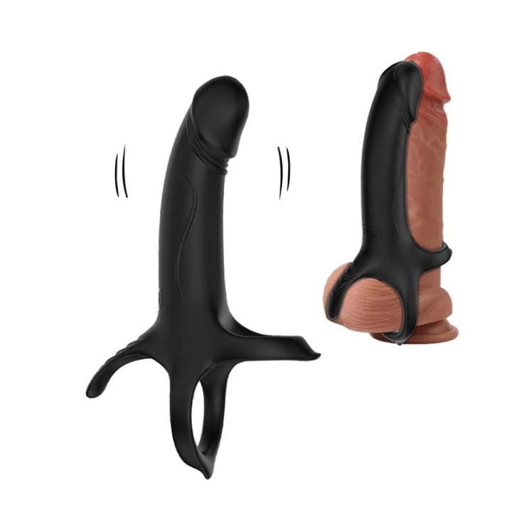 Dildo para Penetración Doble con Vibración de Urban Sky | VibraZon