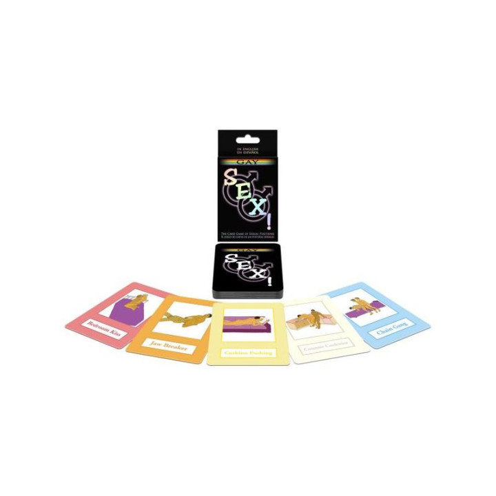 Juego de cartas Gay Sex Card Game ( EN ES) de Kheper Games | VibraZon