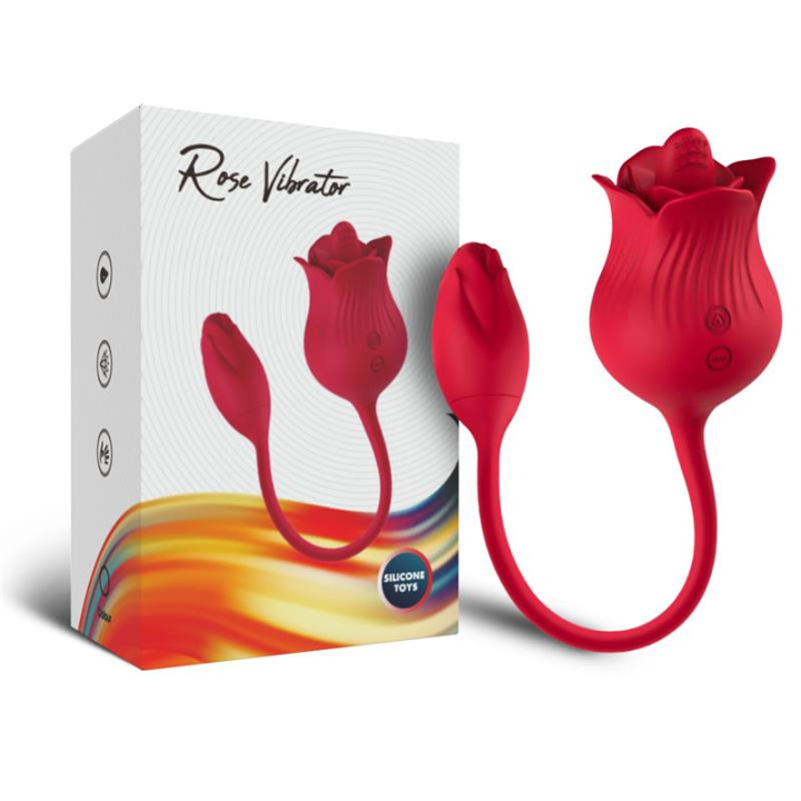 Rosa con Licking y Huevo Vibrador USB de Urban Sky | VibraZon