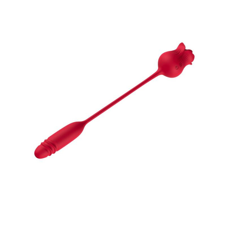 Rosa Vibradora con Licking y Thrusting USB de Urban Sky | VibraZon