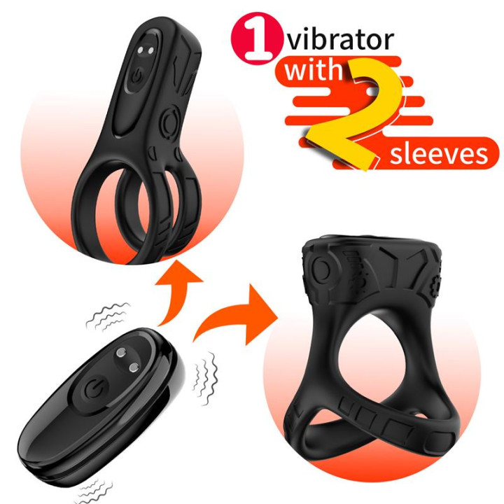 Set 2 Anillos Mecha Lock Essence Ring de Urban Sky | VibraZon