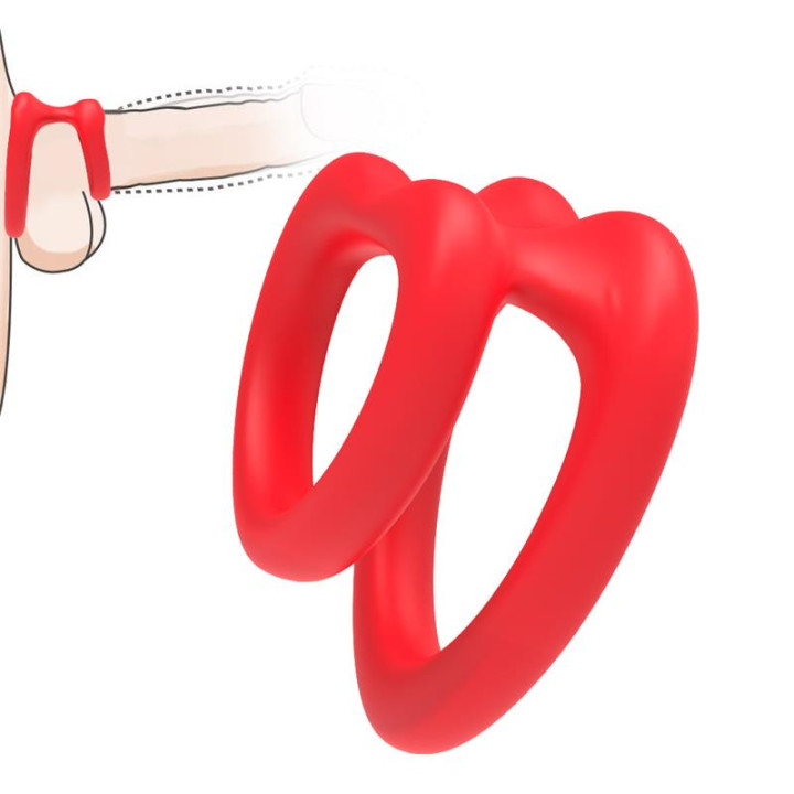 Anillo Doble para el Pene de Urban Sky | VibraZon