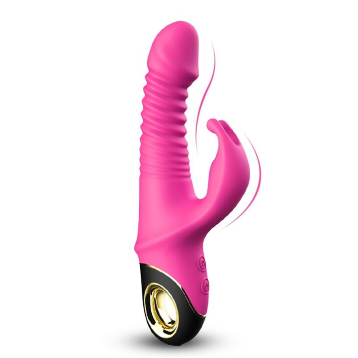 Vibrador con Thrusting y Oscilación 360º Rosa de Urban Sky | VibraZon