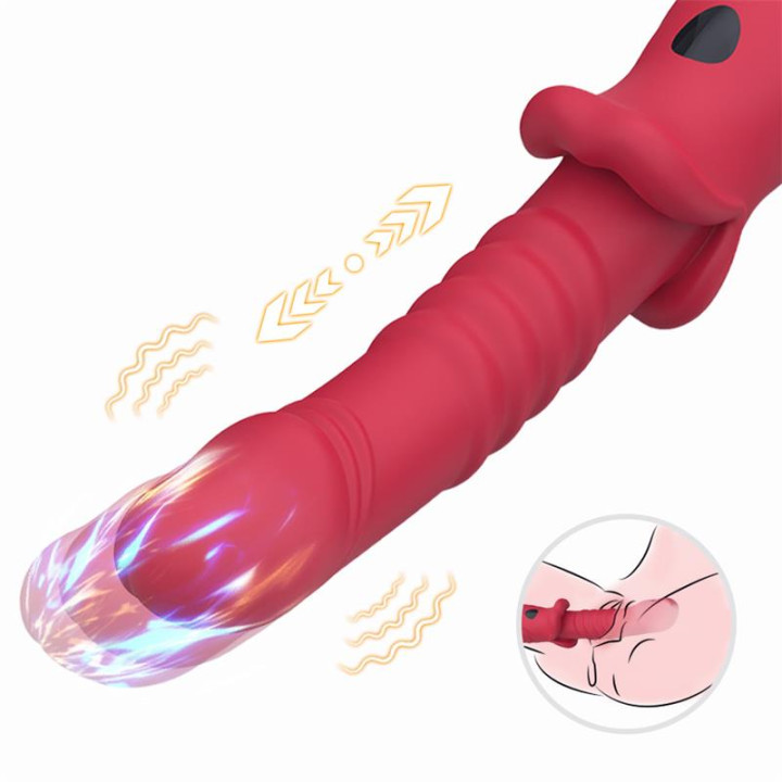 Vibrador con Thrusting Punto G y Pantalla Digital de Urban Sky | VibraZon