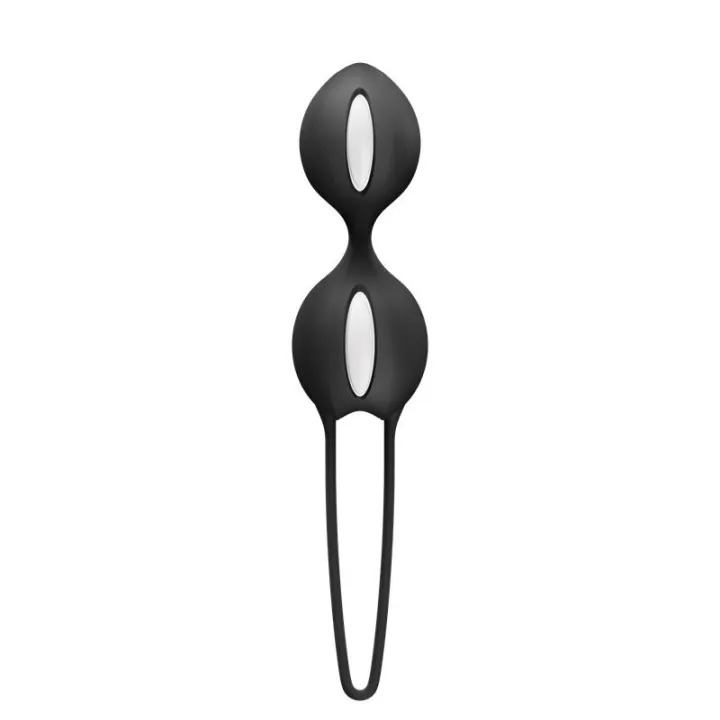 Smartballs Duo Bolas Vaginales Negro de Fun Factory