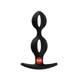 B Balls Duo Plug Anal Negro de Fun Factory | VibraZon