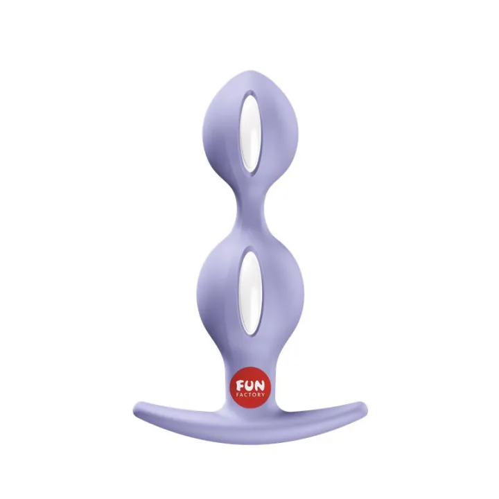 B Balls Duo Plug Anal Púrpura de Fun Factory