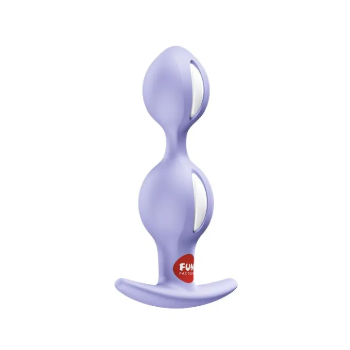B Balls Duo Plug Anal Púrpura de Fun Factory