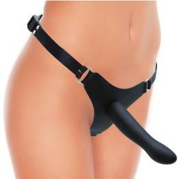Arnés con Dildo Silicona 16 cm de Latex Play | VibraZon
