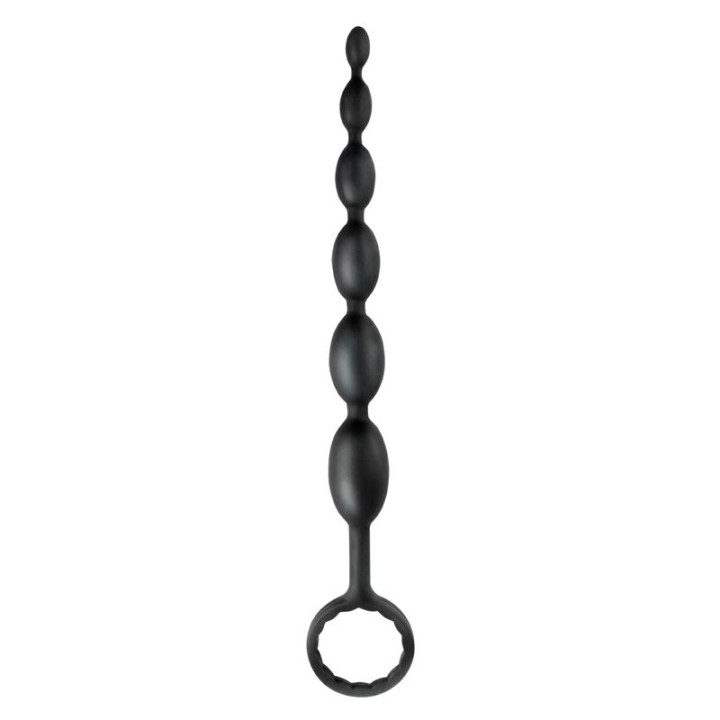 Cadena Anal First-Time Fun Beads Negro de Anal Fantasy Collect. | VibraZon