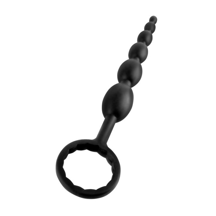 Cadena Anal First-Time Fun Beads Negro de Anal Fantasy Collect. | VibraZon
