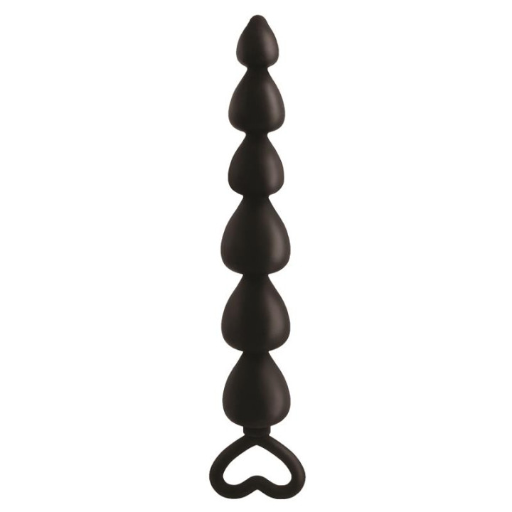 Cadena Anal Elite Lovers Beads Negro de Anal Fantasy Collect. | VibraZon
