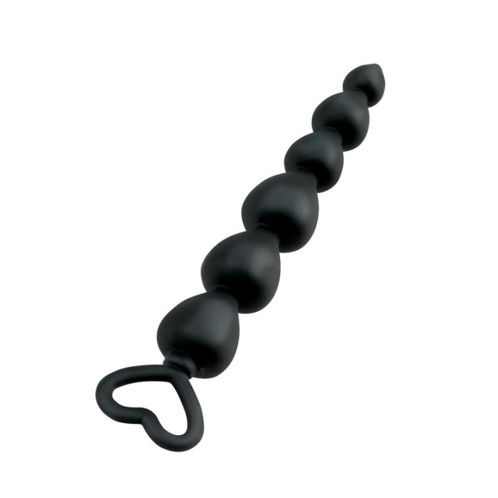 Cadena Anal Elite Lovers Beads Negro de Anal Fantasy Collect. | VibraZon