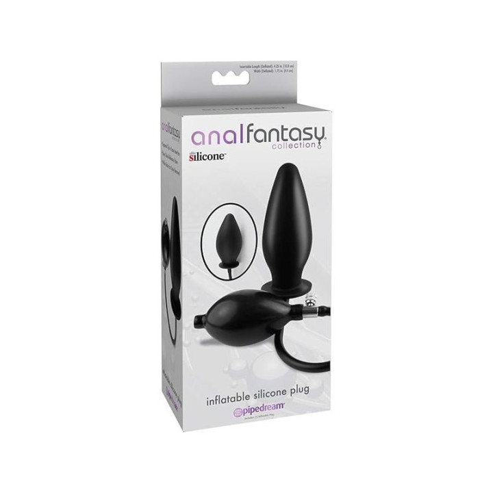 Plug Anal Inflable - Color Negro de Anal Fantasy Collect. | VibraZon