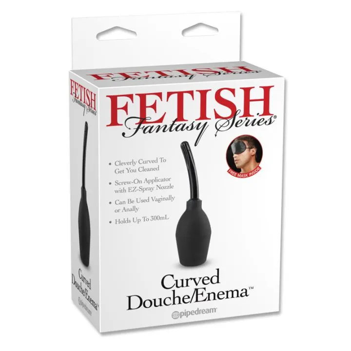 Enema Curvada Negro de Fetish Fantasy Series