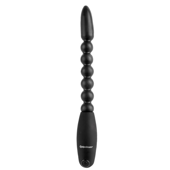 Bolas Anales con Vibración Flexa Pleaser Negro de Anal Fantasy Collect. | VibraZon