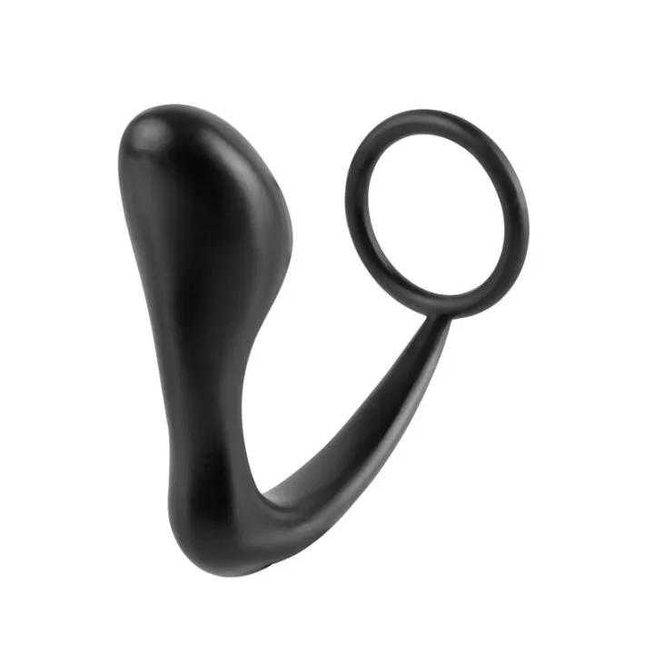 Plug Anal y Anillo Ass-Gasm Negro de Anal Fantasy Collect.