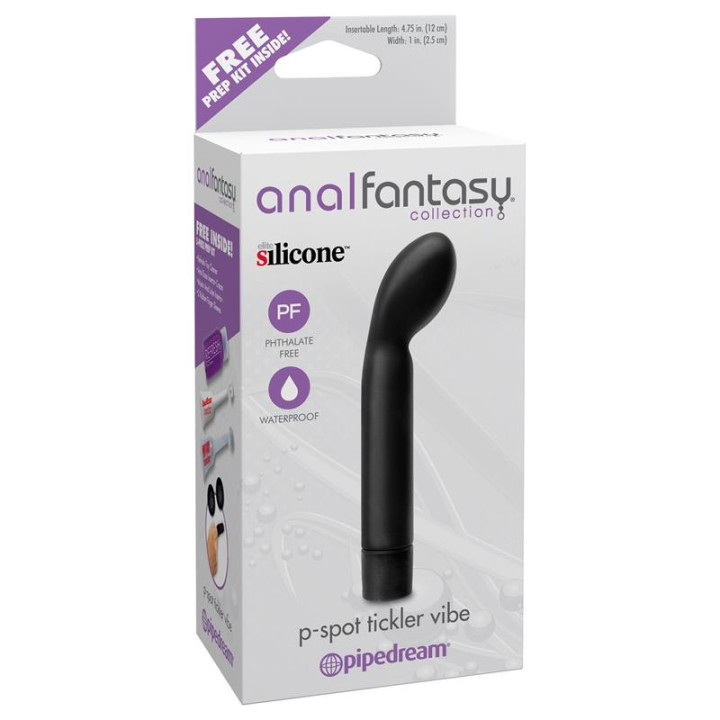 Estimulador Prostático Negro de Anal Fantasy Collect. | VibraZon