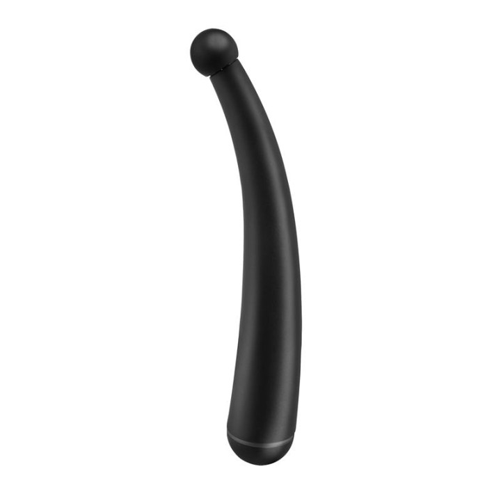 Plug Anal con Curva y Vibración Color Negro de Anal Fantasy Collect. | VibraZon