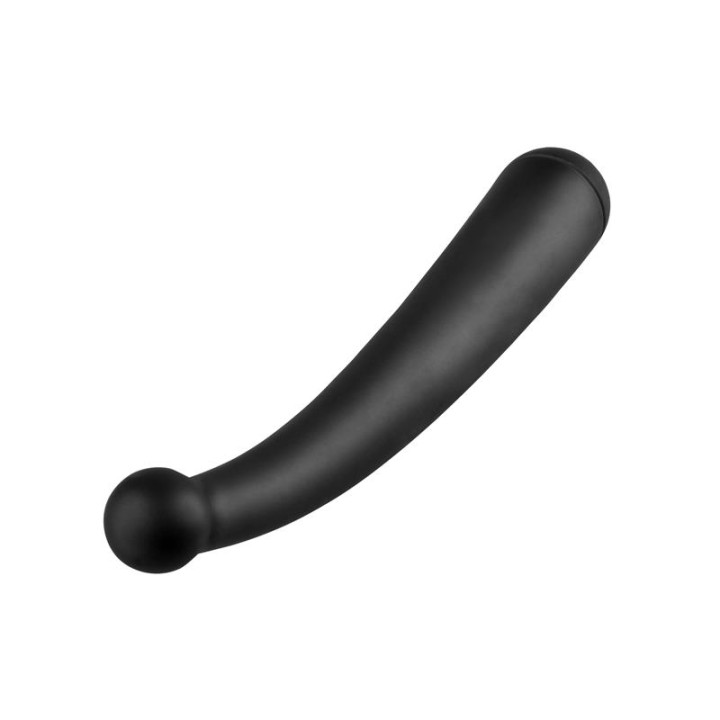 Plug Anal con Curva y Vibración Color Negro de Anal Fantasy Collect. | VibraZon