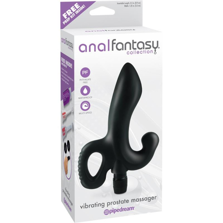 Masajeador de Próstata con Vibración Negro de Anal Fantasy Collect. | VibraZon